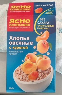 Oat flakes with dried apricots