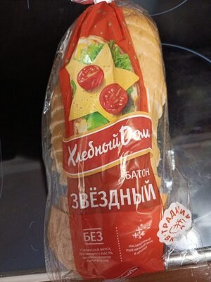 Sliced «Zvezdny» loaf in packaging