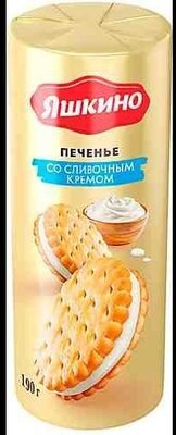 Hard biscuits with butter cream