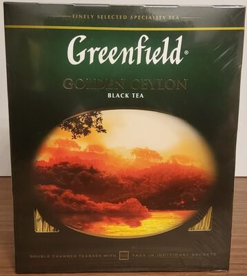 Black Ceylon loose-leaf tea Golden Ceylon in single-brew tea bags