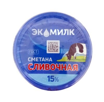 Creamy sour cream 15%