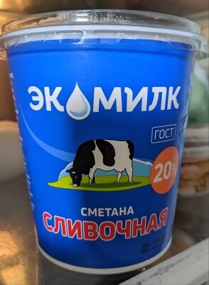 Creamy sour cream 20%