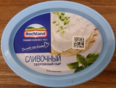 Creamy curd cheese