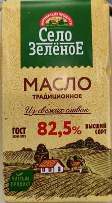 Sweet cream butter 82.5%