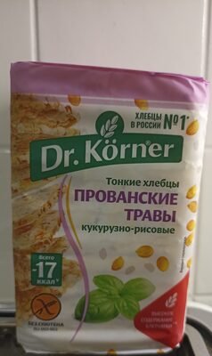 Dr. Körner corn and rice crispbread "Provencal herbs"