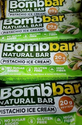 Bombbar pistachio ice cream