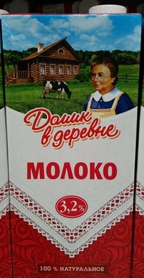 Milk Domik v Derevne ultra-pasteurized 3.2%