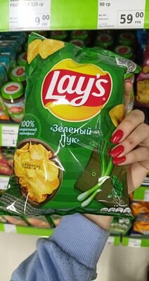 Lays green onion chips