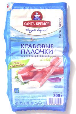 Chilled crab sticks